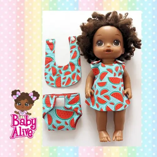 Kit Roupas para Baby Alive
