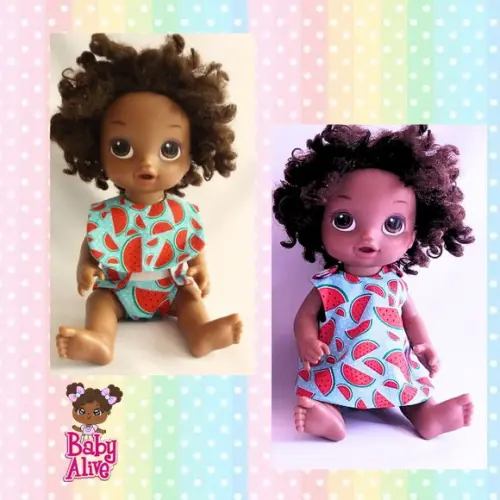 Kit Roupas para Baby Alive