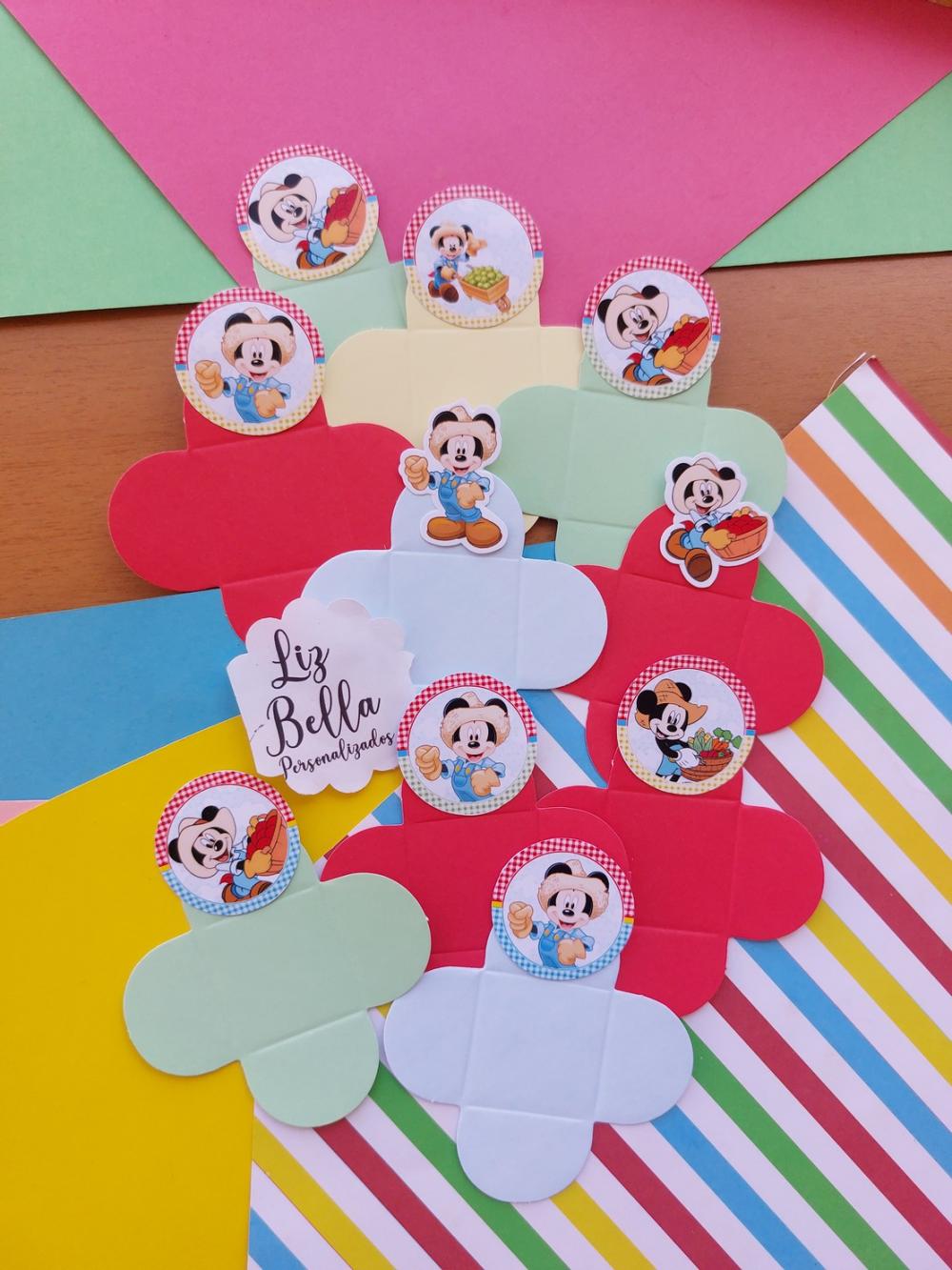 Forminhas para doces Mickey Fazendinha - 100 Unidades