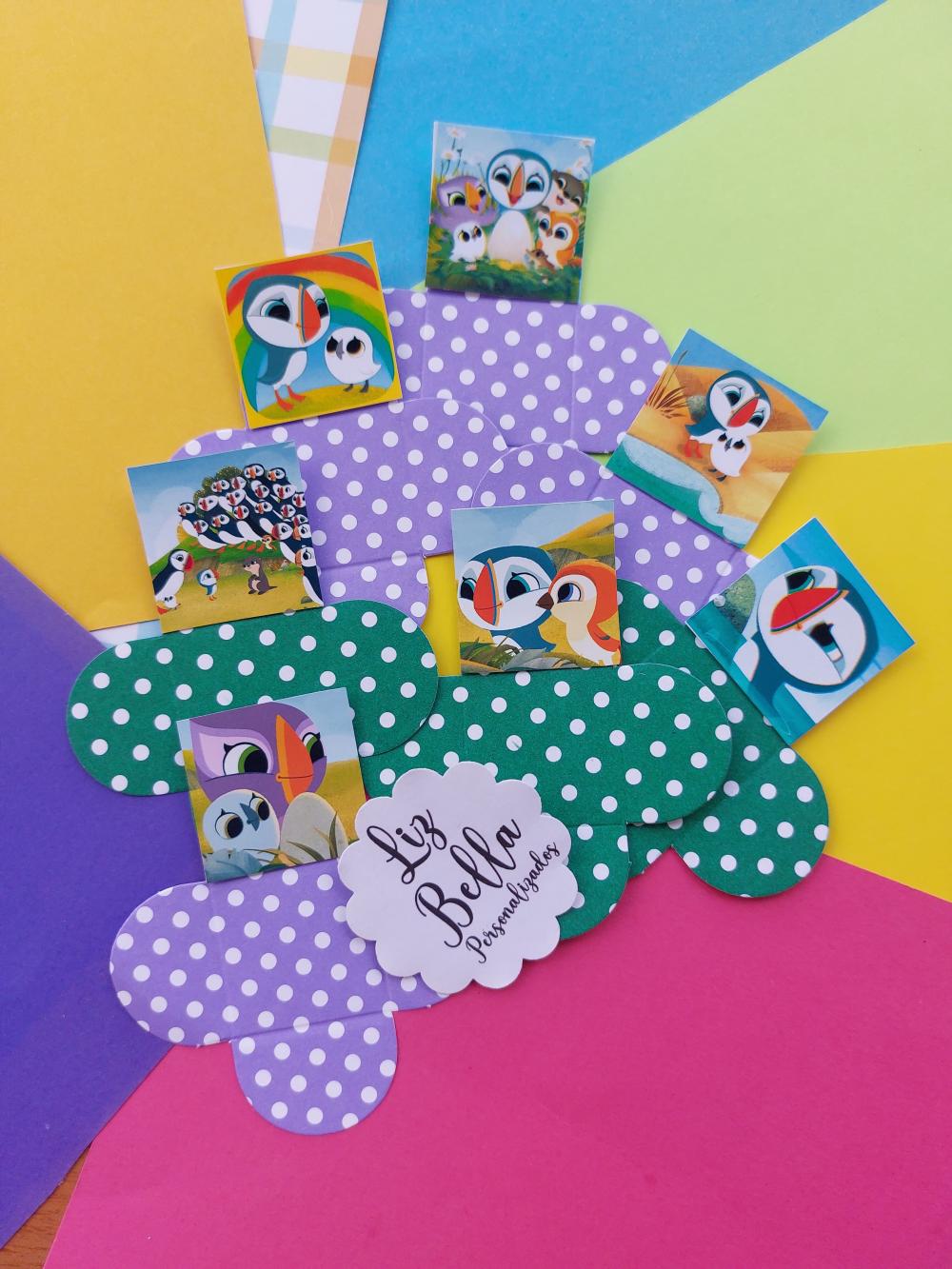 Forminhas para doces Puffin Rock 100 Unidades