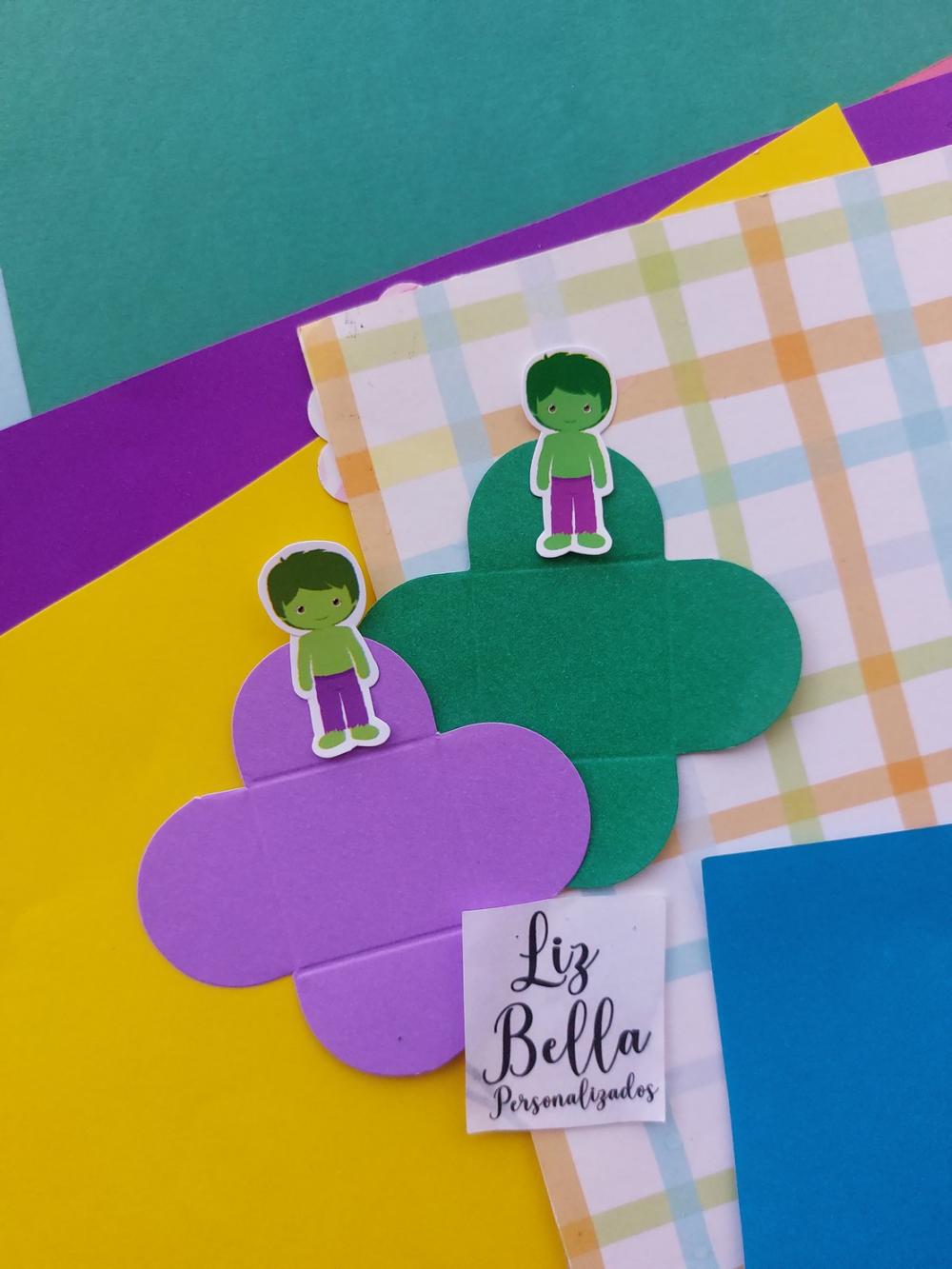 Forminhas para doces Hulk Baby 100 UNidades