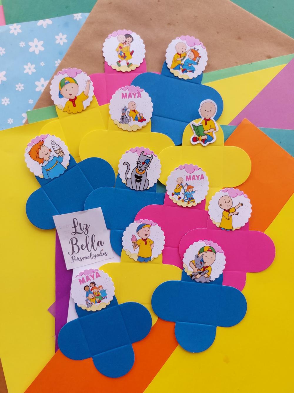 Forminhas para doces Caillou Rosa 100 Unidades