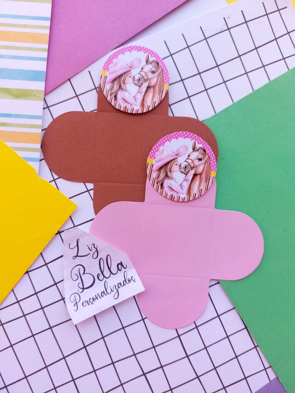 Forminhas para doces country Rosa 100 Unidades