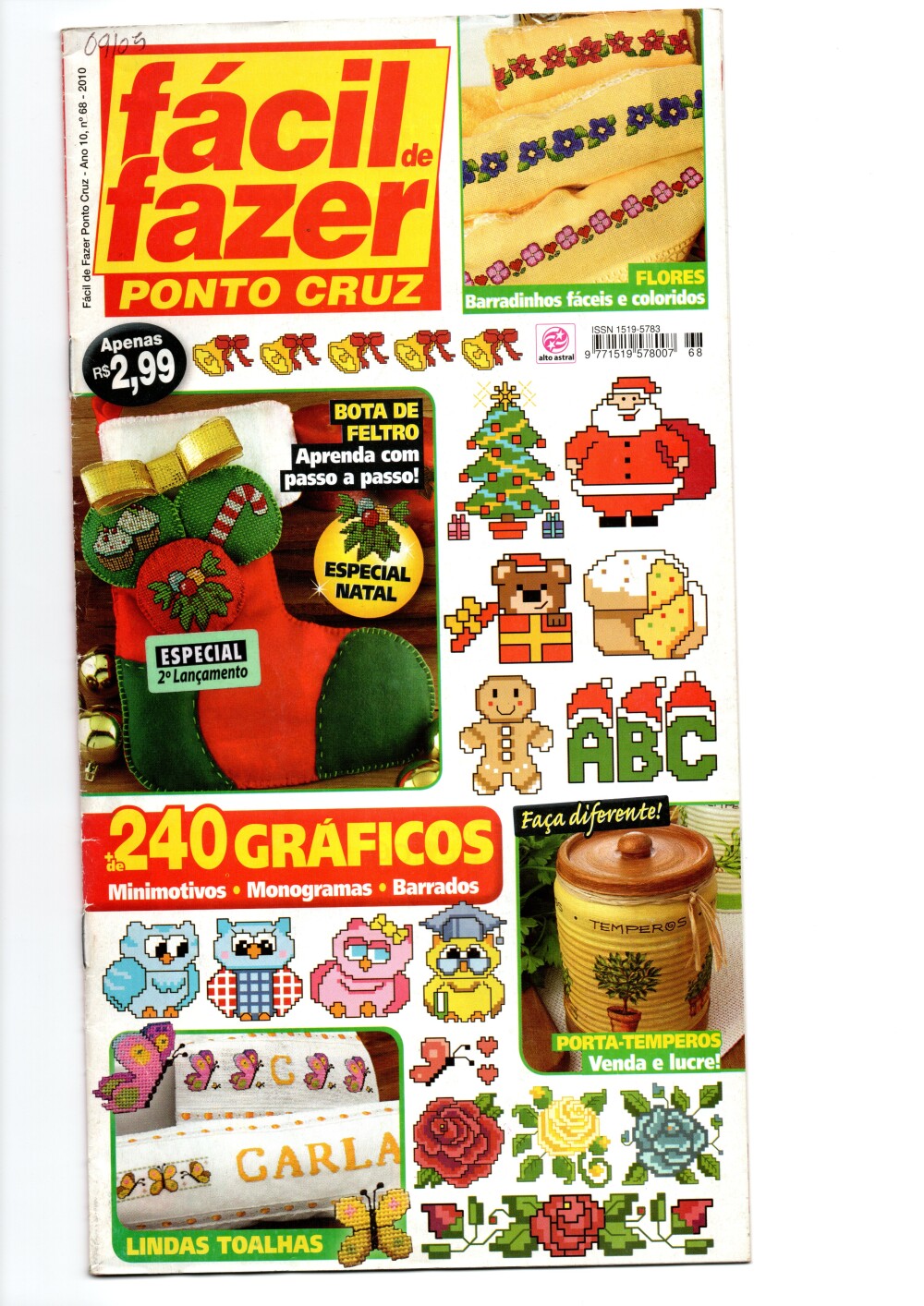 Revista Fácil Fazer Ponto Cruz - Arquivo Digital