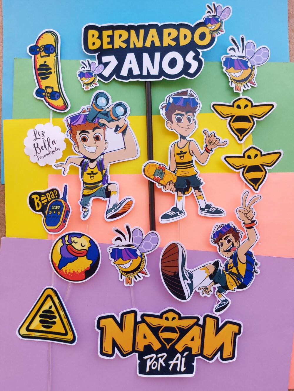 Topo de Bolo Nathan por ai