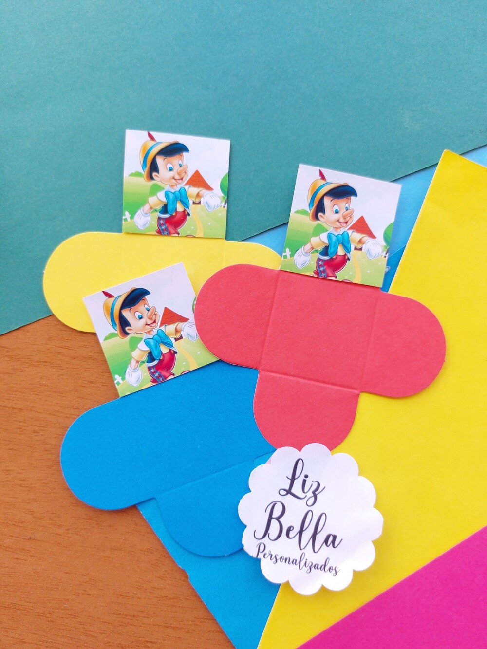 Forminhas para doces Pinóquio 100 Unidades