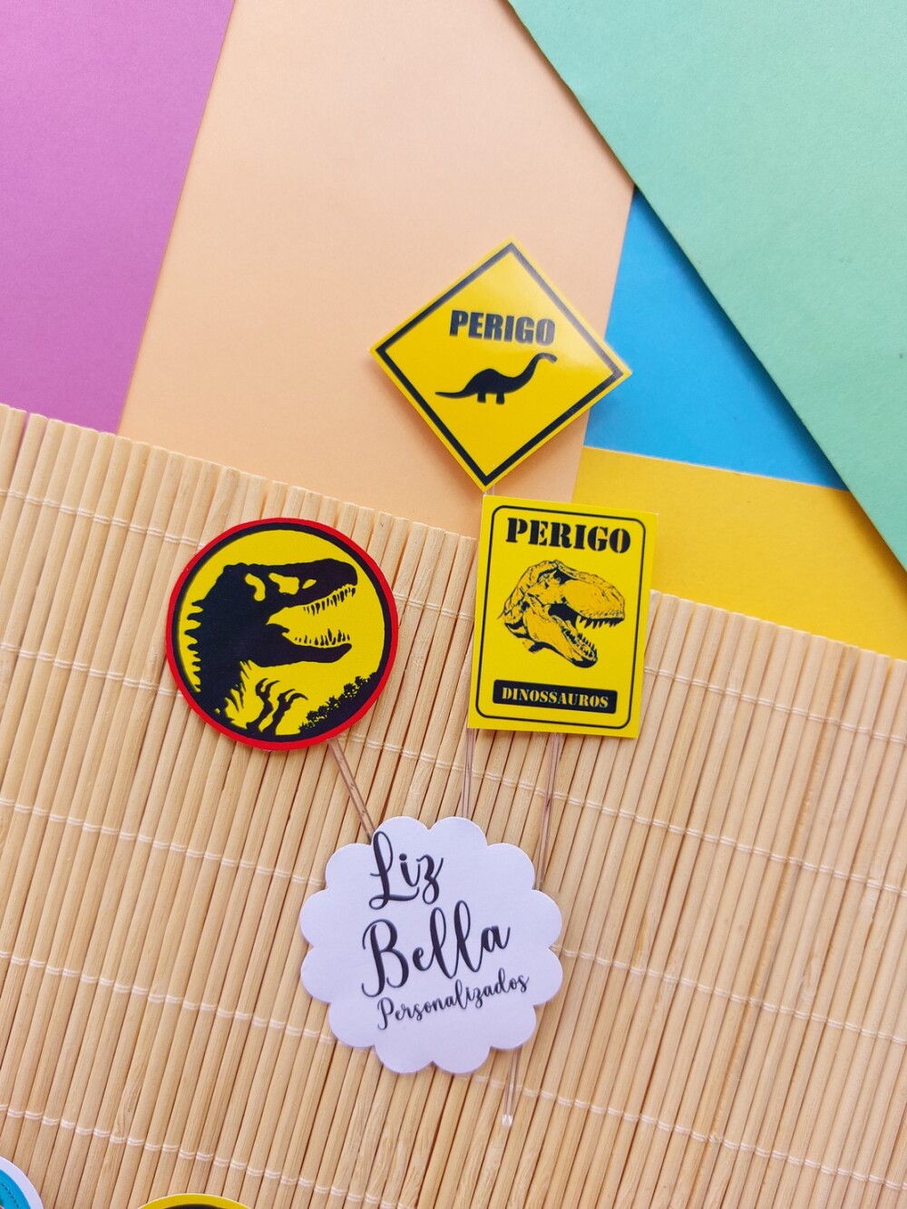 Topper para doces Jurassic Park 50 Unidades