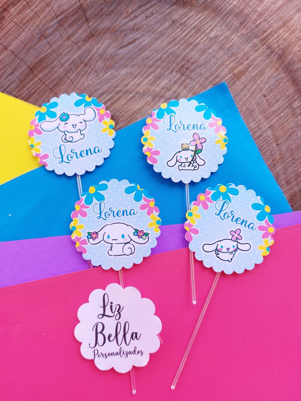 Topper para doces Cinnamoroll 50 Unidades
