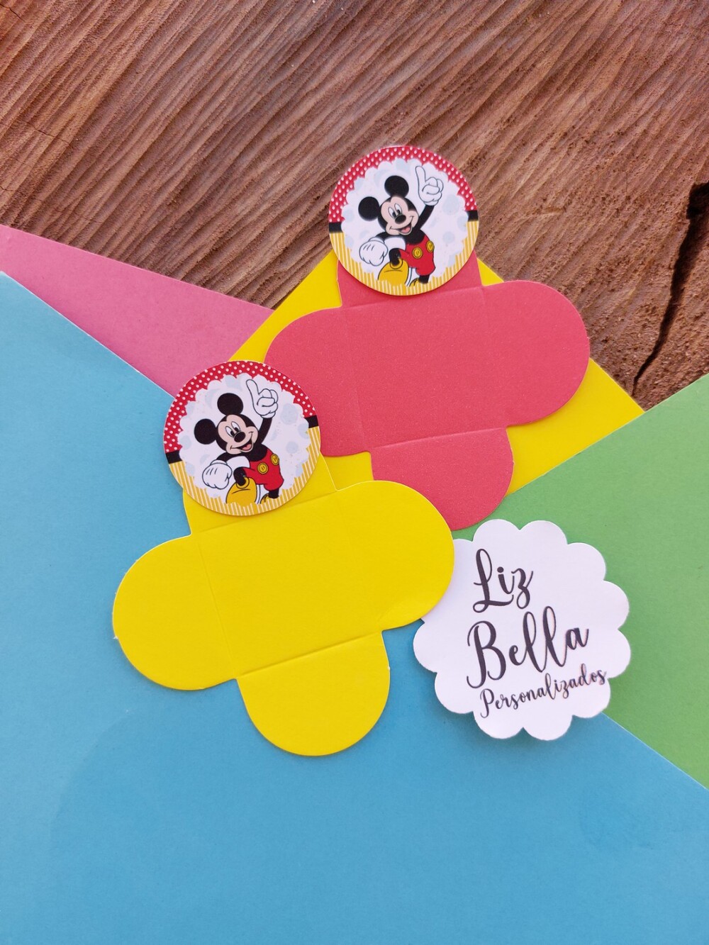 Forminhas para doces Mickey 100 Unidades