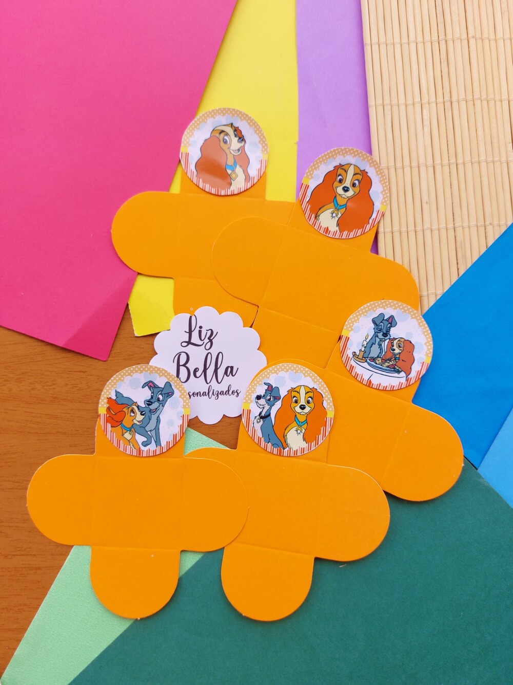Forminhas para doces A Dama e o Vagabundo 100 Unidades