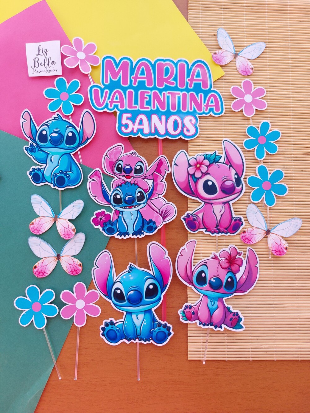 Topo de Bolo Stitch