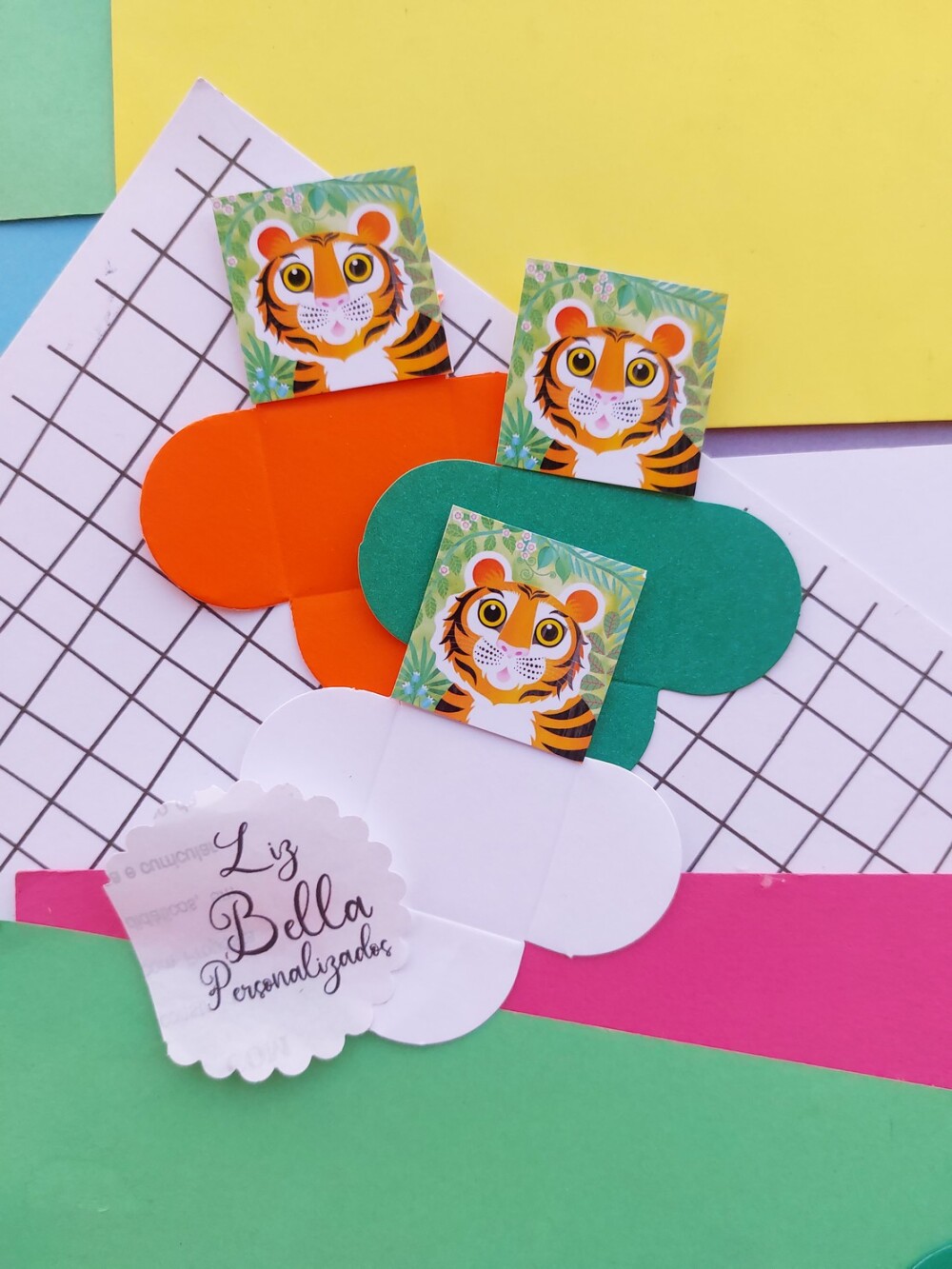 Forminhas para doces Tigre 100 Unidades