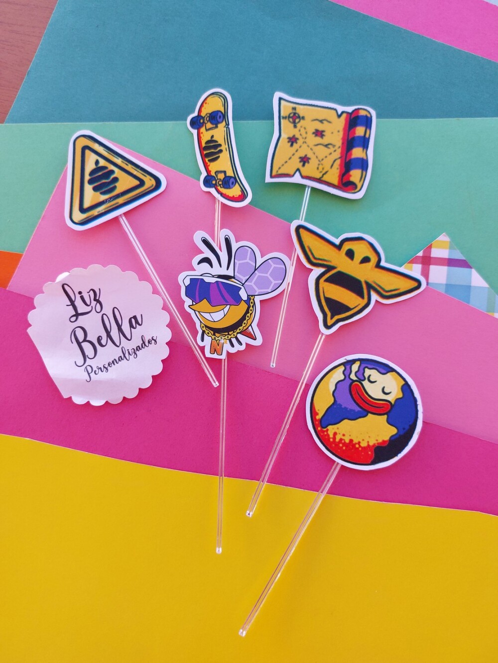Topper para doces Natan Por ai 50 Unidades