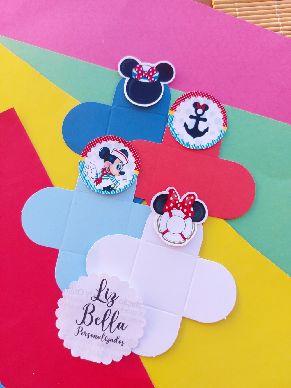 Forminhas para doces Minnie Marinheira 100 Unidades