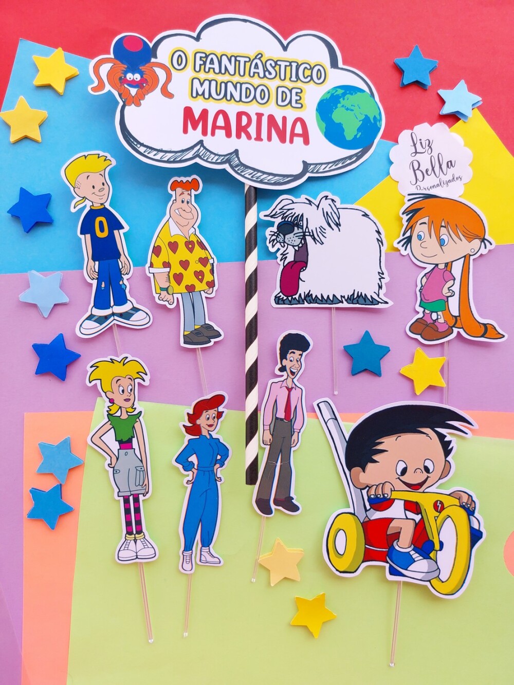 Topo de bolo O Fantástico Mundo de Bobby