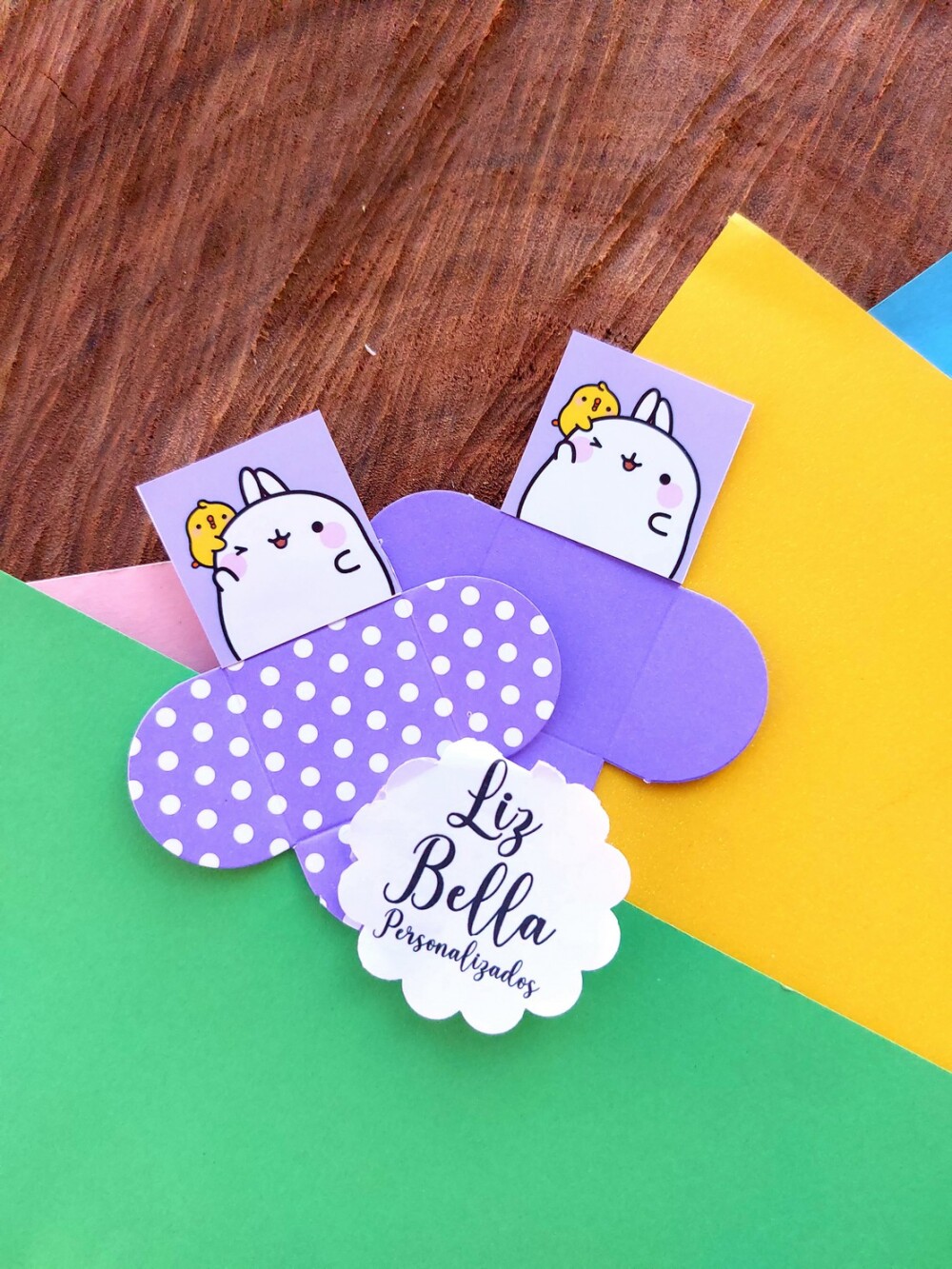 Forminhas para doces Molang 100 Unidades