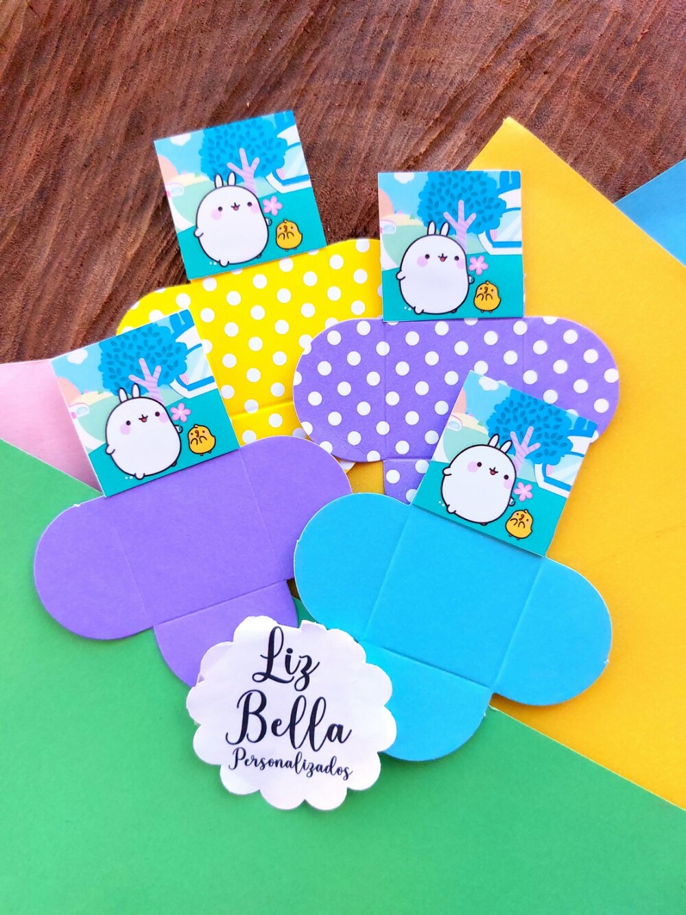 Forminhas para doces Molang 100 Unidades