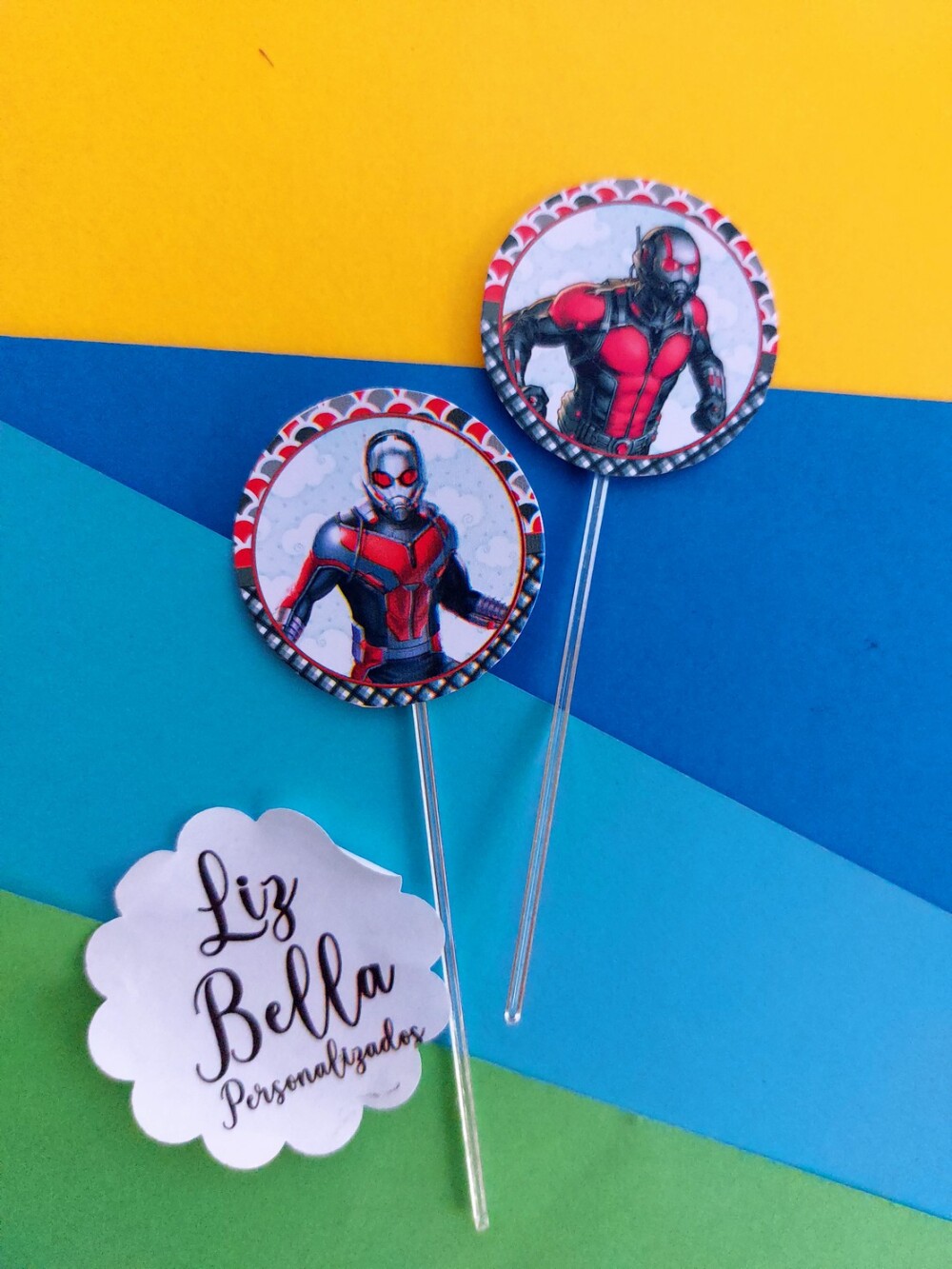 Topper para doces Homem Formiga 50 Unidades