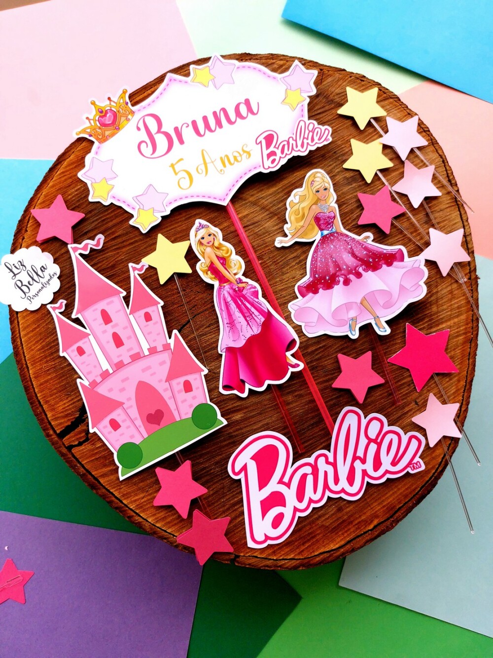 Topo de bolo  Barbie
