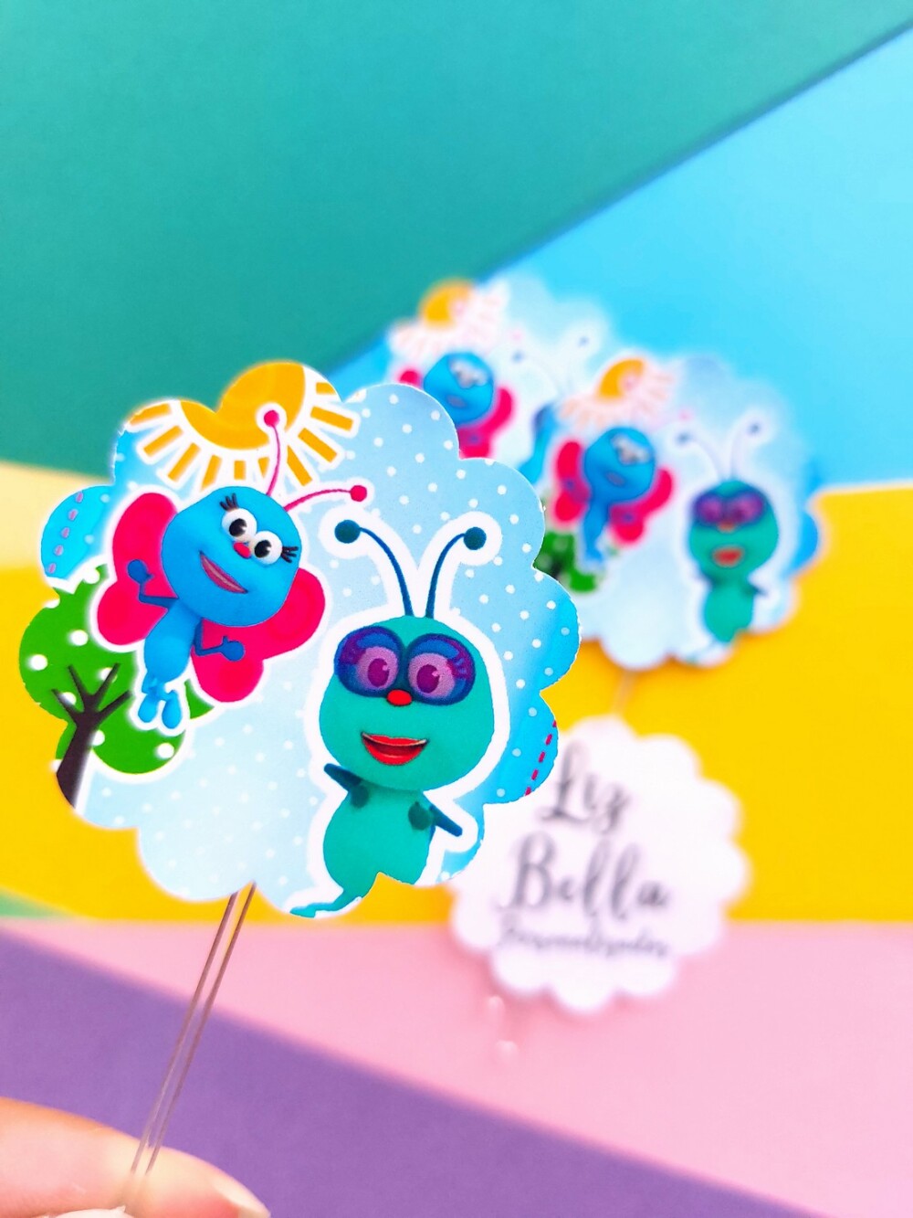 Topper para doces Bichikids 50 Unidades