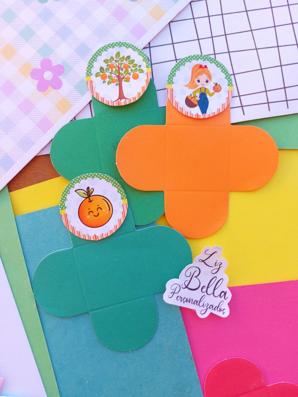 Forminhas para doces Frutinha Laranja 100 Unidades