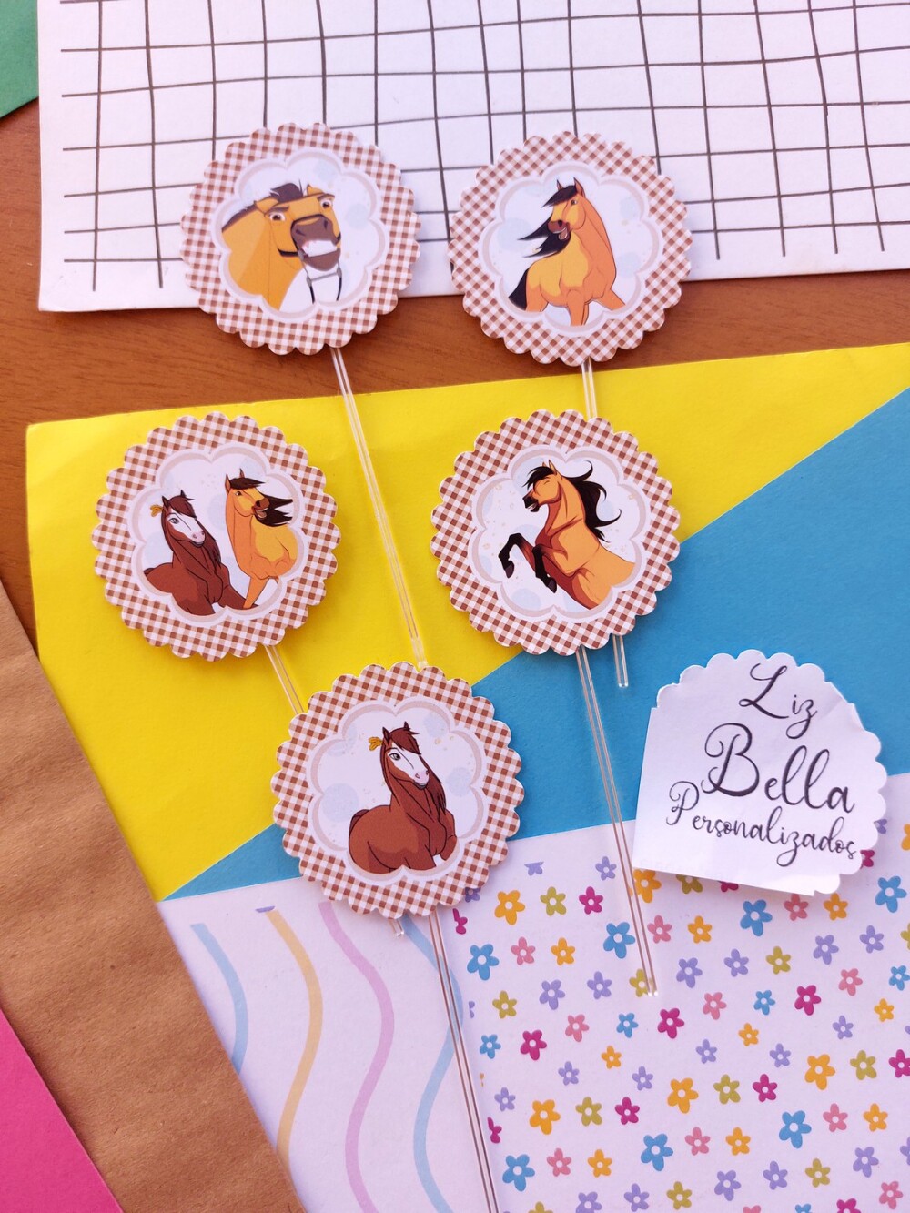 Topper para doces Spirit 50 Unidades