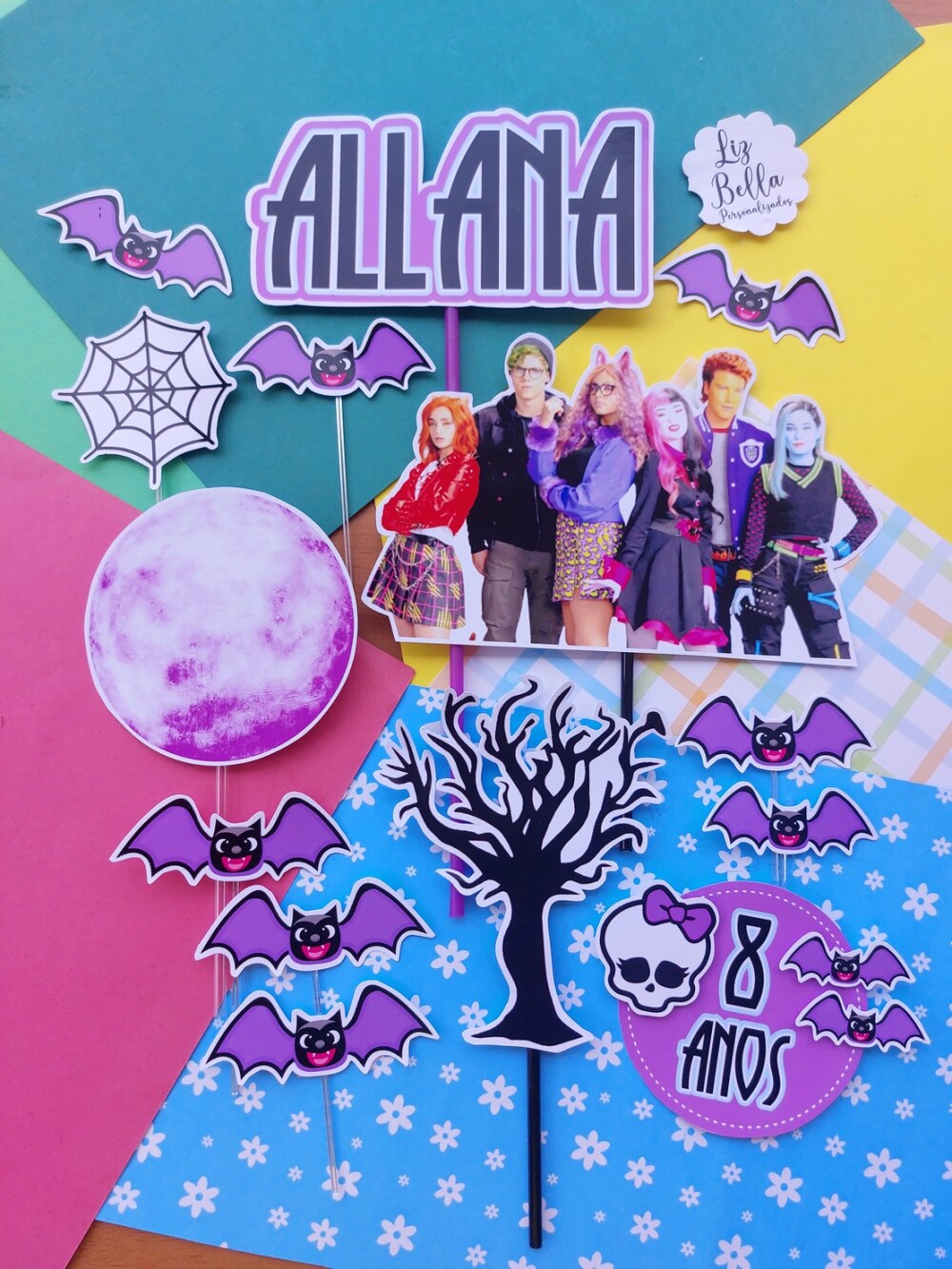 Topo de bolo Monster High