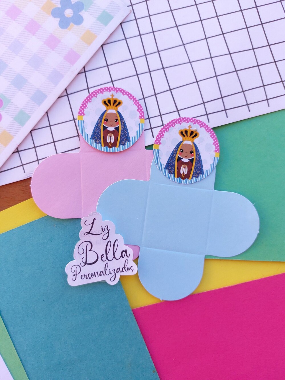 Forminhas para doces Nossa Senhora Aparecida 100 Unidades