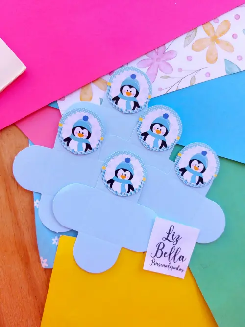 Forminha para Doces Pinguim 100 Unidades