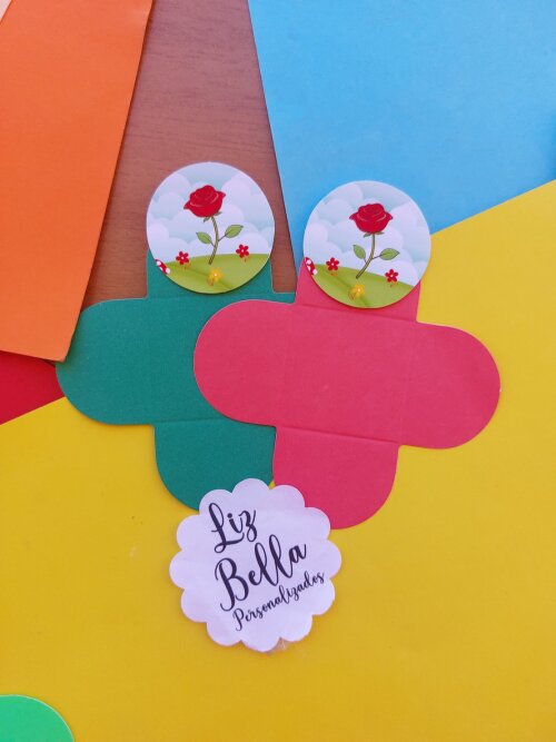 Forminhas para doces Rosas Vermelhas 100 Unidades