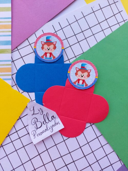 Forminhas para doces Lobo Mau 100 Unidades