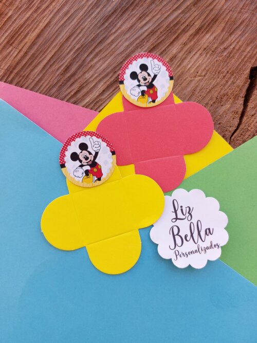 Forminhas para doces Mickey 100 Unidades