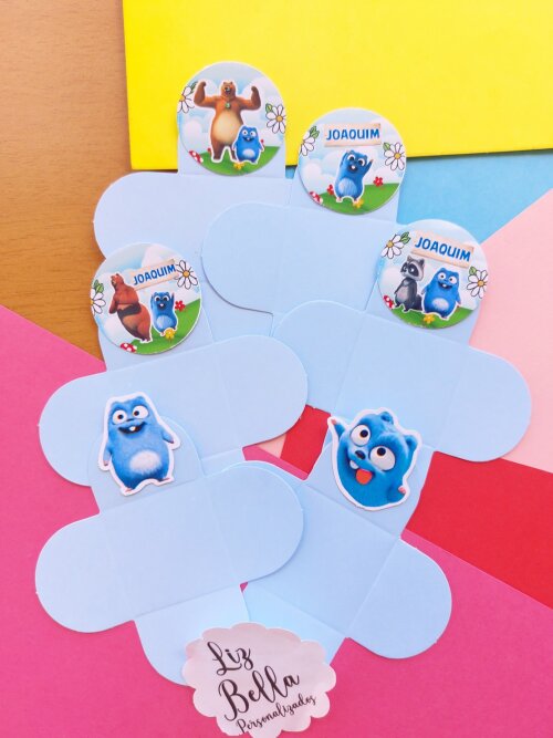 Forminhas para doces Grizzy e os Lemmings  100 Unidades