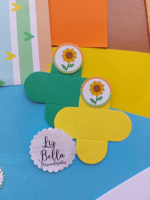Forminhas para doces Girassol 100 Unidades