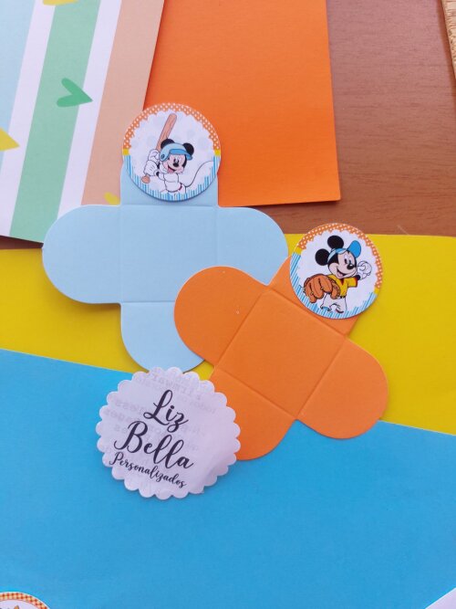 Forminhas para doces Mickey Baseball 100 Unidades