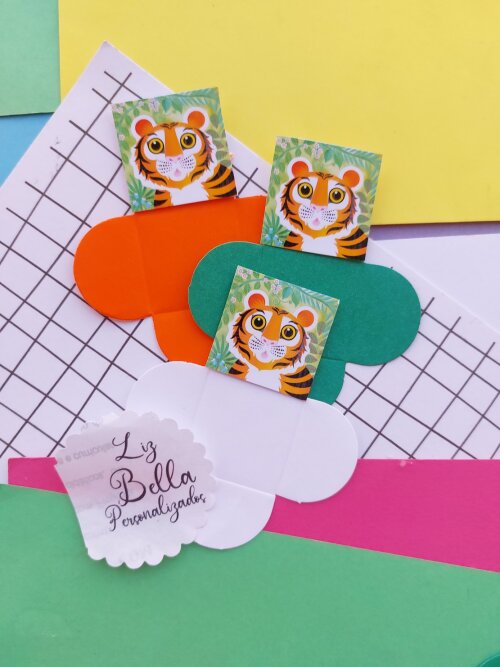 Forminhas para doces Tigre 100 Unidades