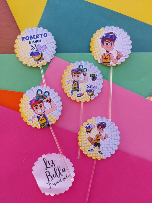 Topper para doces Natan Por ai 50 Unidades