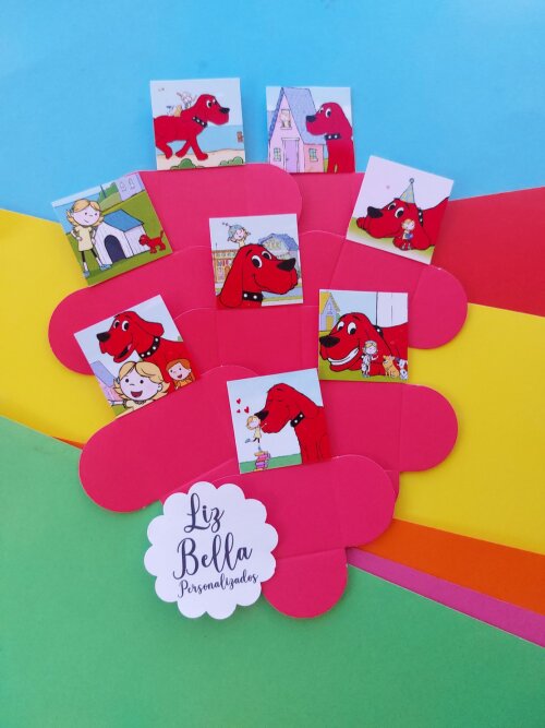 Forminhas para doces Clifford O Grande Cão Vermelho 100 Unidades