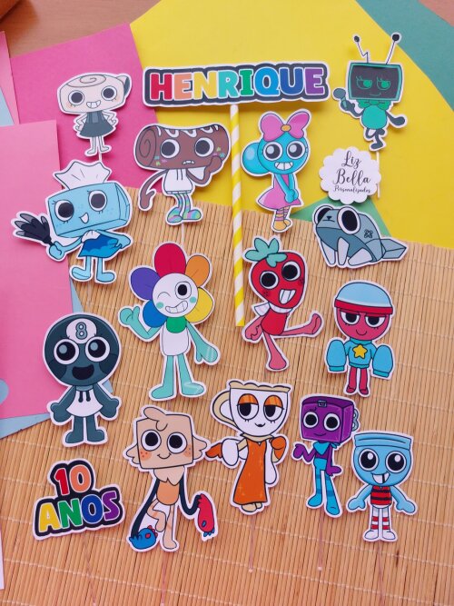 Topo de bolo Dandy's World
