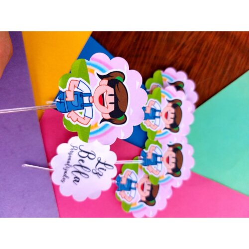 Topper para doces Mariana  50 Unidades