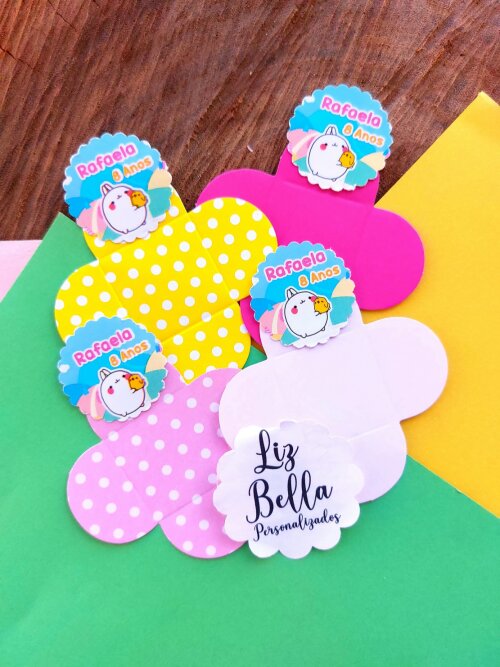 Forminhas para doces Molang 100 Unidades