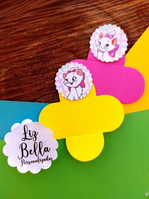 Forminhas para doces GAtinha Marie 100 Unidades