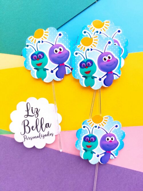Topper para doces Bichikids 50 Unidades