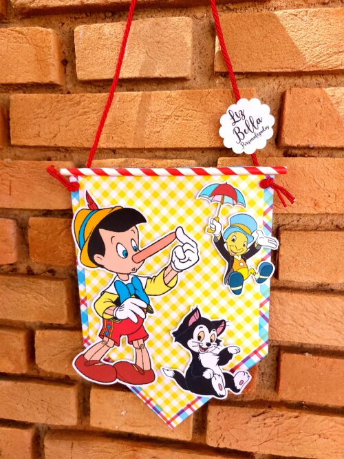 Flâmula decorativa Pinóquio