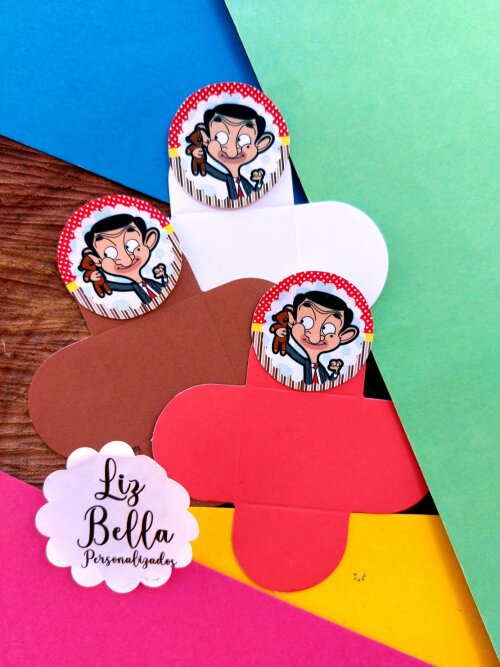 Forminhas para doces Mr. Bean 100 Unidades