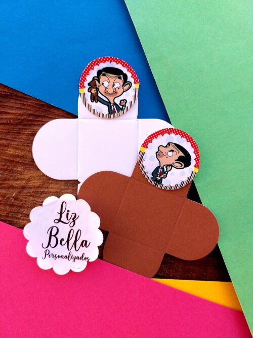 Forminhas para doces Mr. Bean 100 Unidades