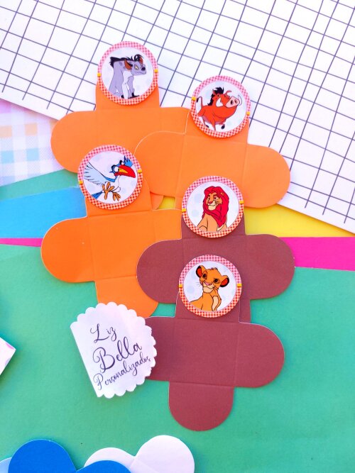 Forminhas para doces O rei Leão 100 Unidades