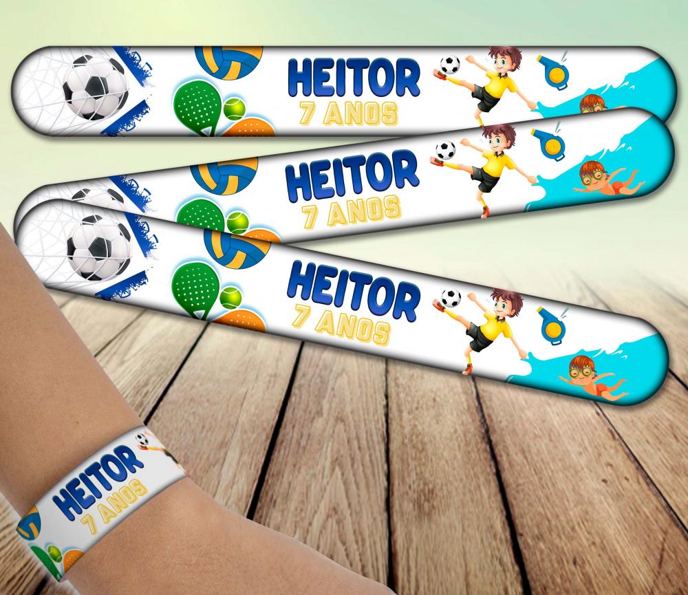 Pulseira bate enrola - Esportes