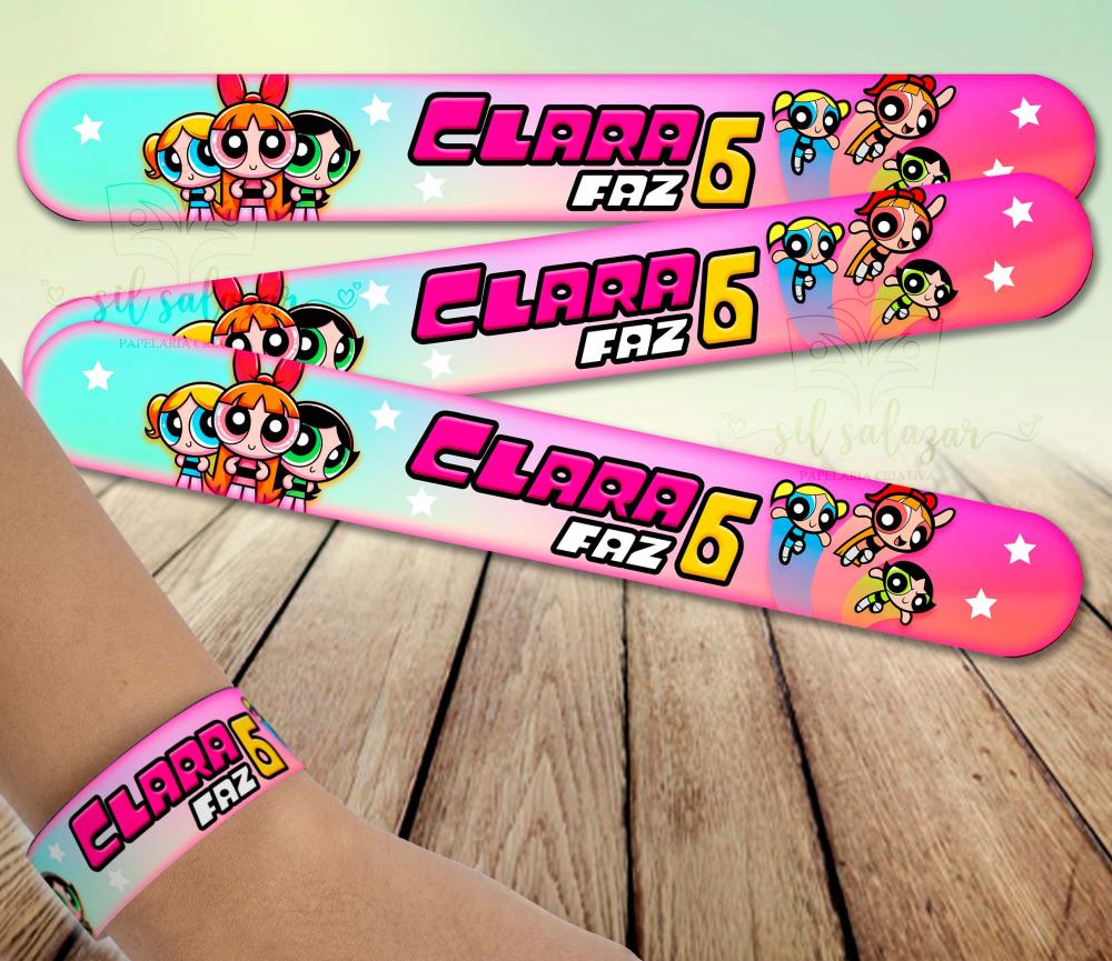 Pulseira bate enrola -As meninas super poderosas