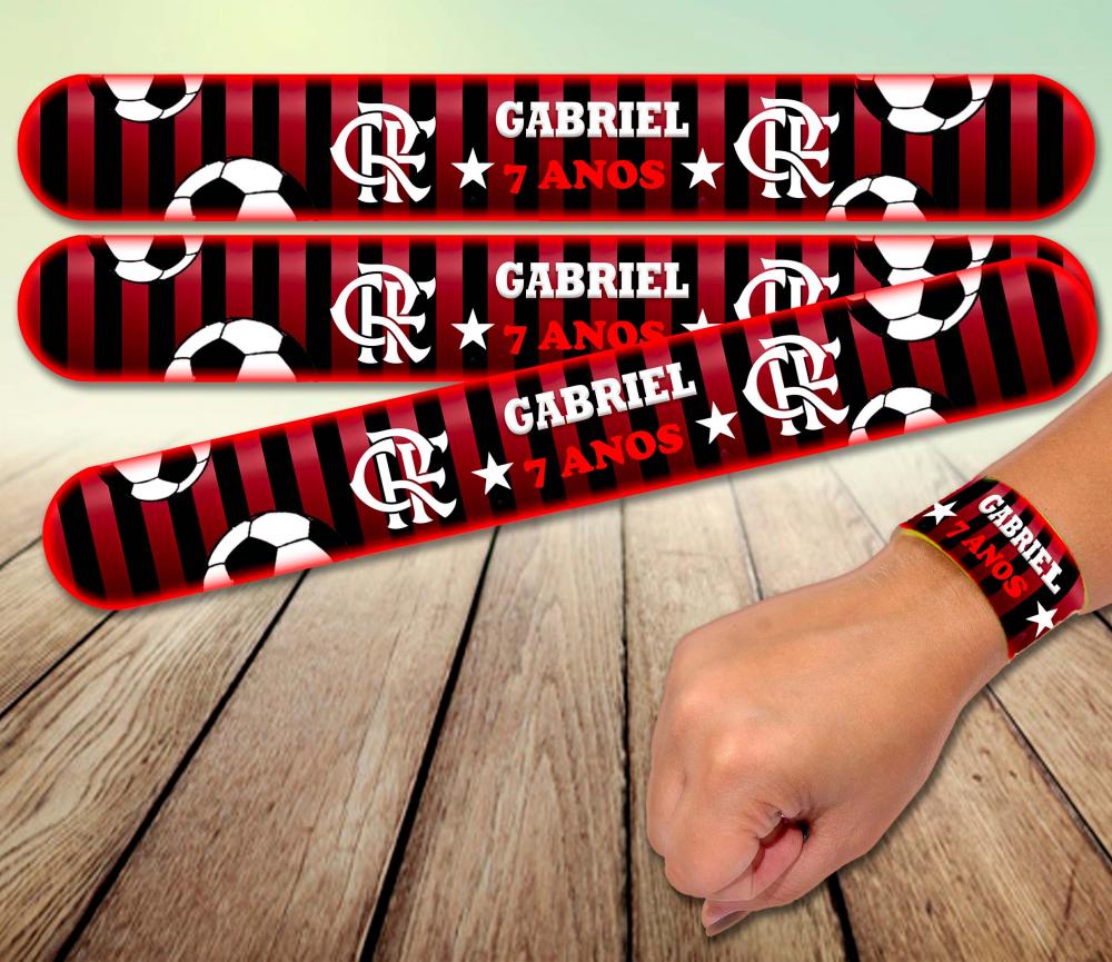 Pulseira bate enrola - Flamengo